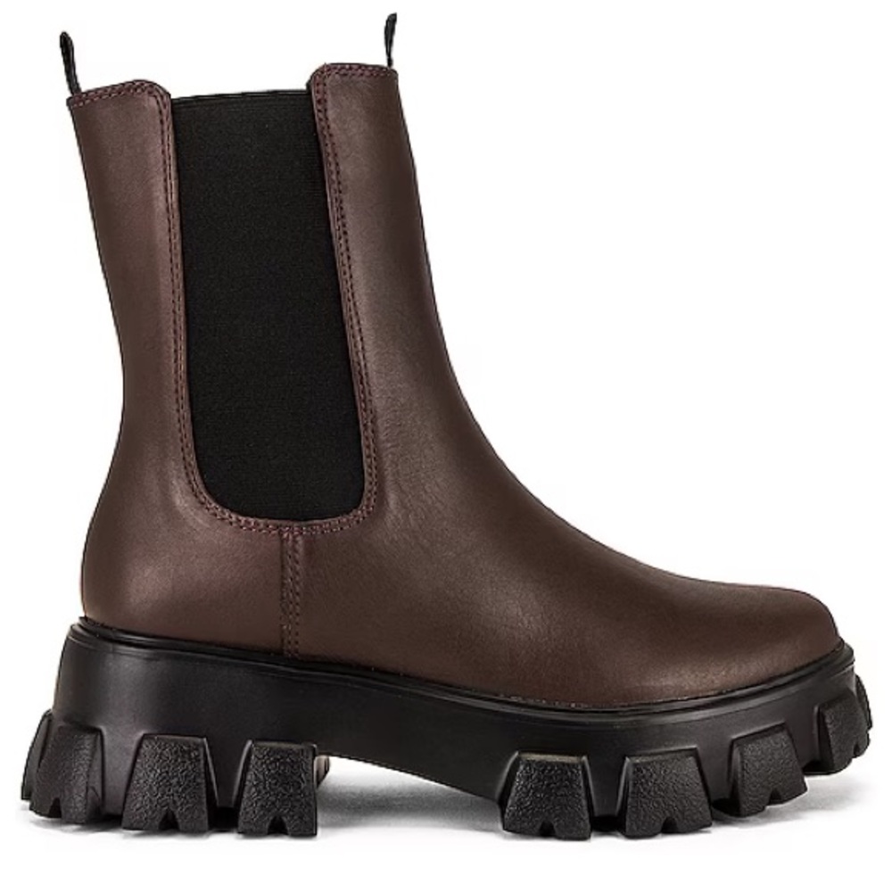 Revolve Raye Brown mid calf boots